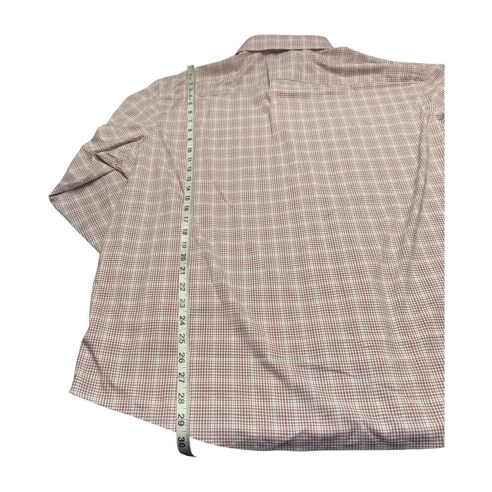 UNTUCKit Beckman Regular Fit Button Down Shirt 3XL Red Plaid - Picture 15 of 16